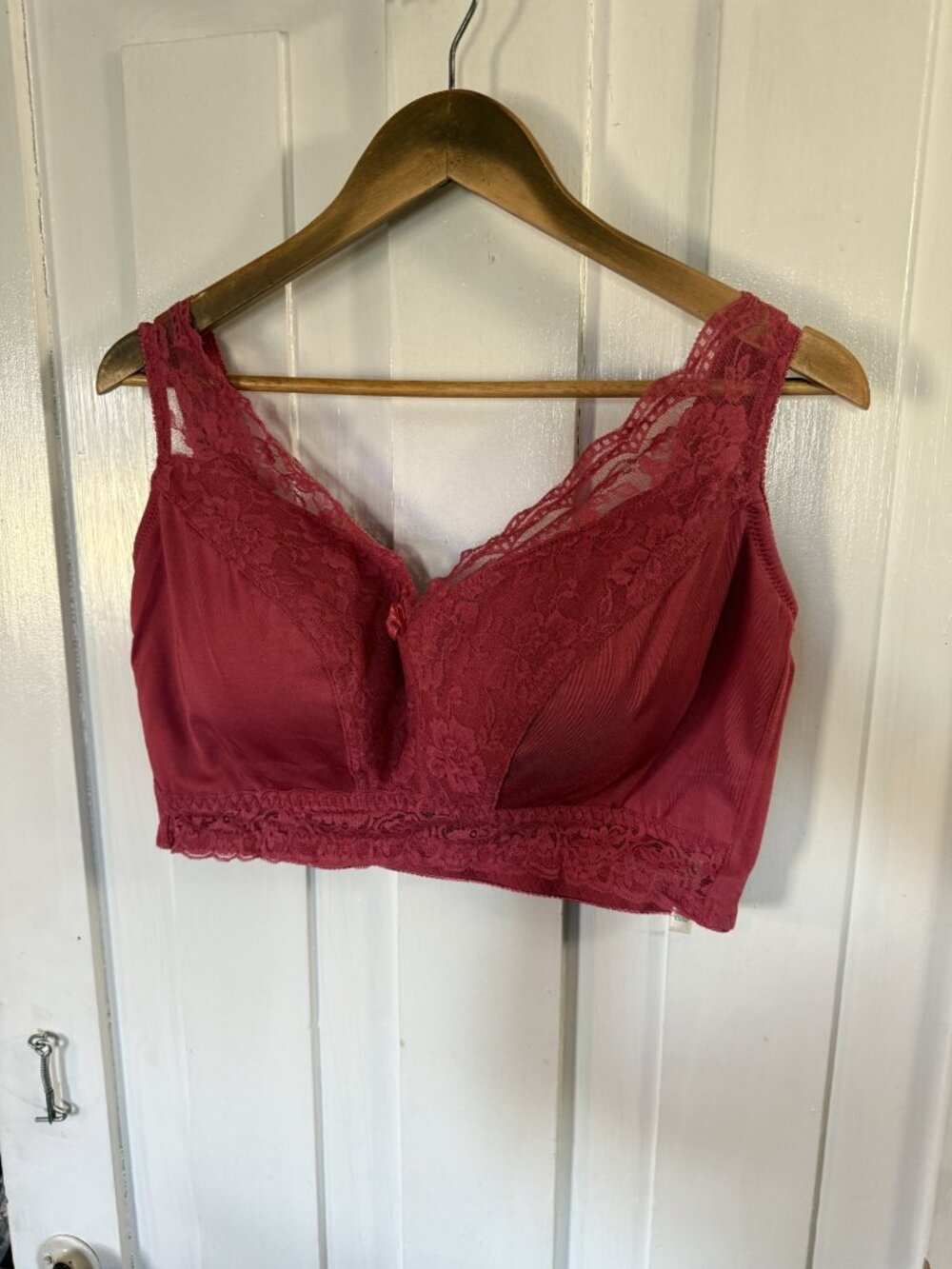 Rhonda Shear Pin Up Bra Rose Pink sz 3xl new without tags.